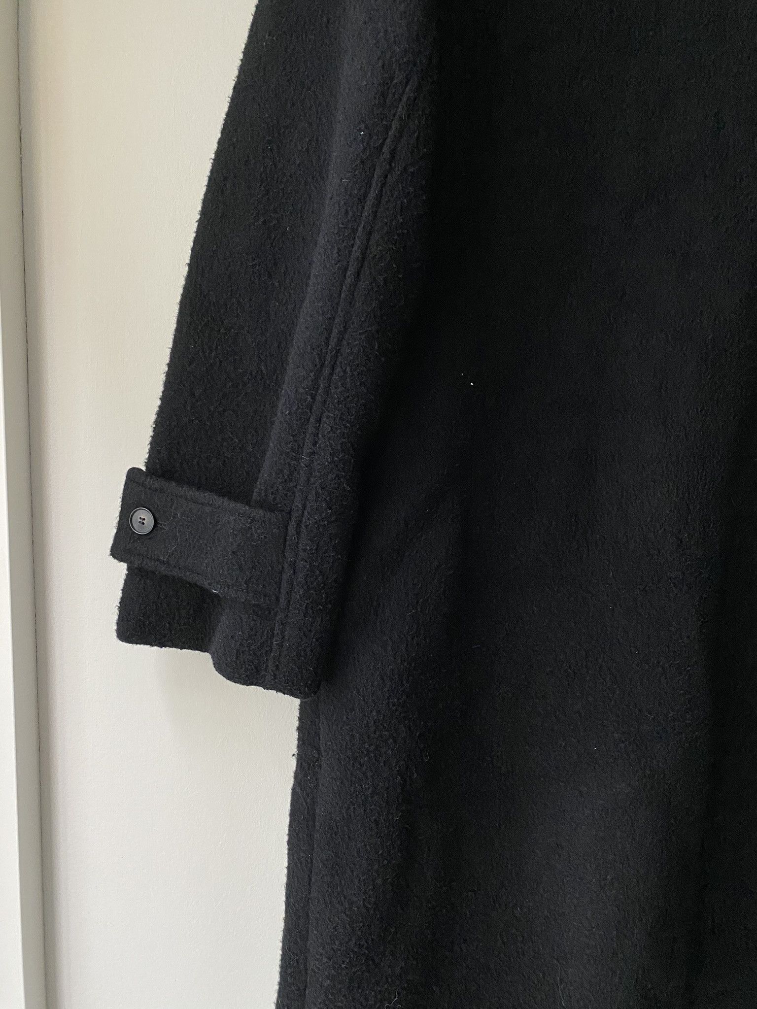 Our Legacy $875 - 50/L - Brushed Wool Coat - Black Size US L / EU 52-54 / 3 - 10 Thumbnail