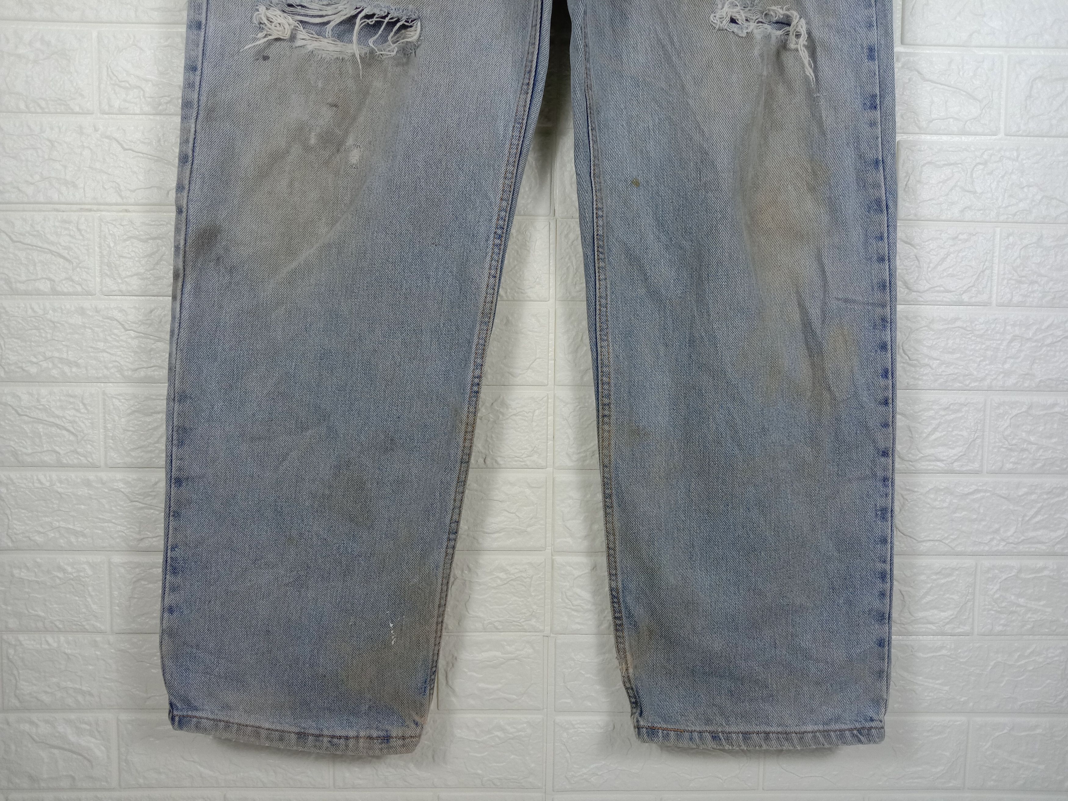 Levi's × Levi's Vintage Clothing Vintage Levi's 550 Jeans Dirty Wash Distressed Denim Size US 40 / EU 56 - 4 Thumbnail
