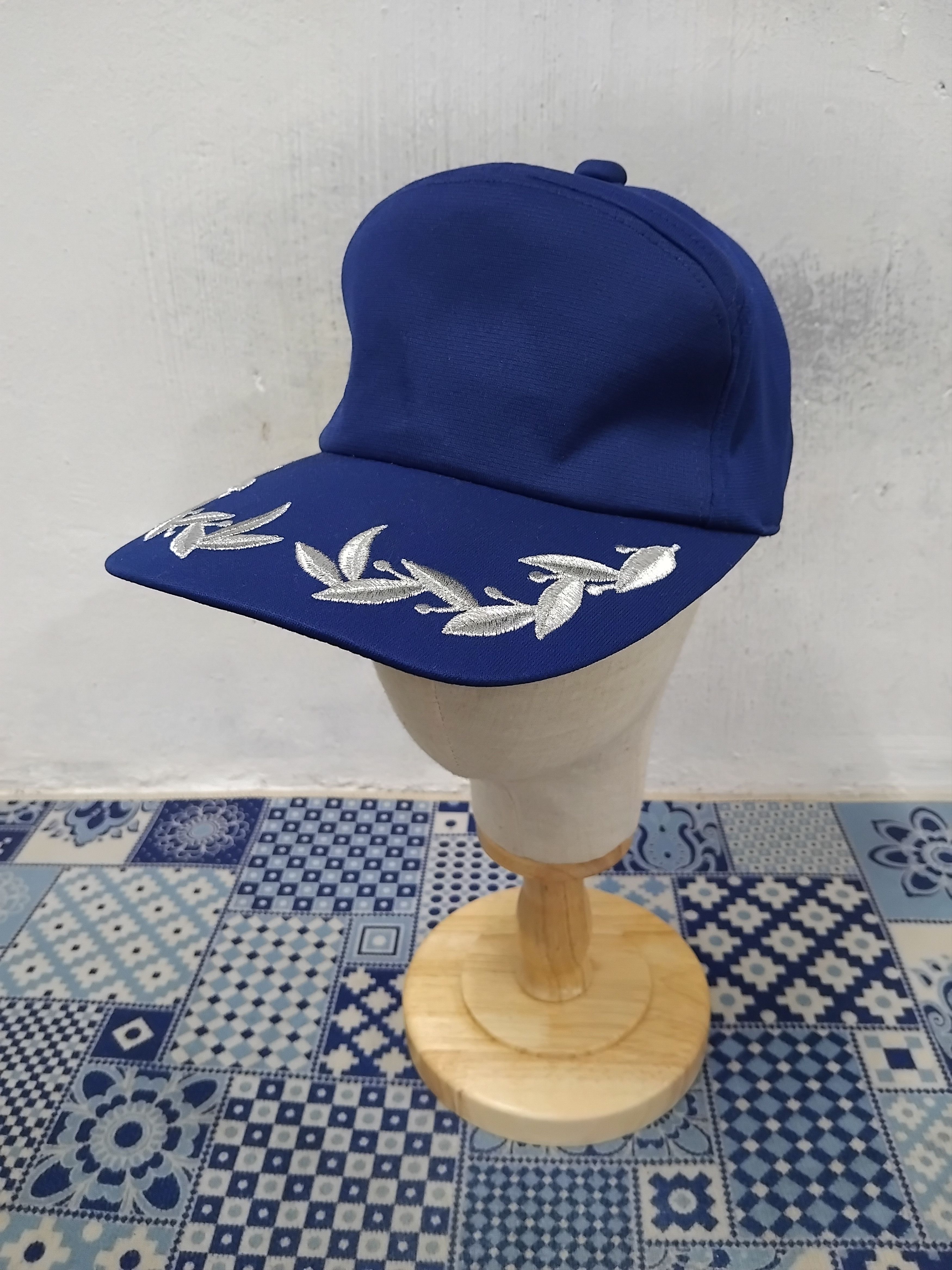 Japanese Brand 🔥Vintage blue colour streetwear cap Size ONE SIZE - 1 Thumbnail
