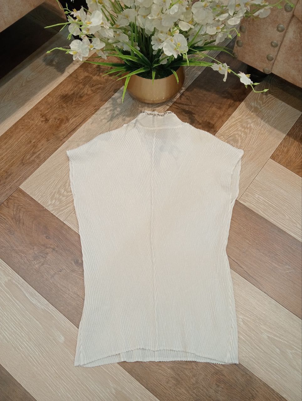 Japanese Brand SPECCHIO JAPAN PLEATED SLEEVELESS TOPS - SIZE 40 Size S / US 4 / IT 40 - 9 Thumbnail