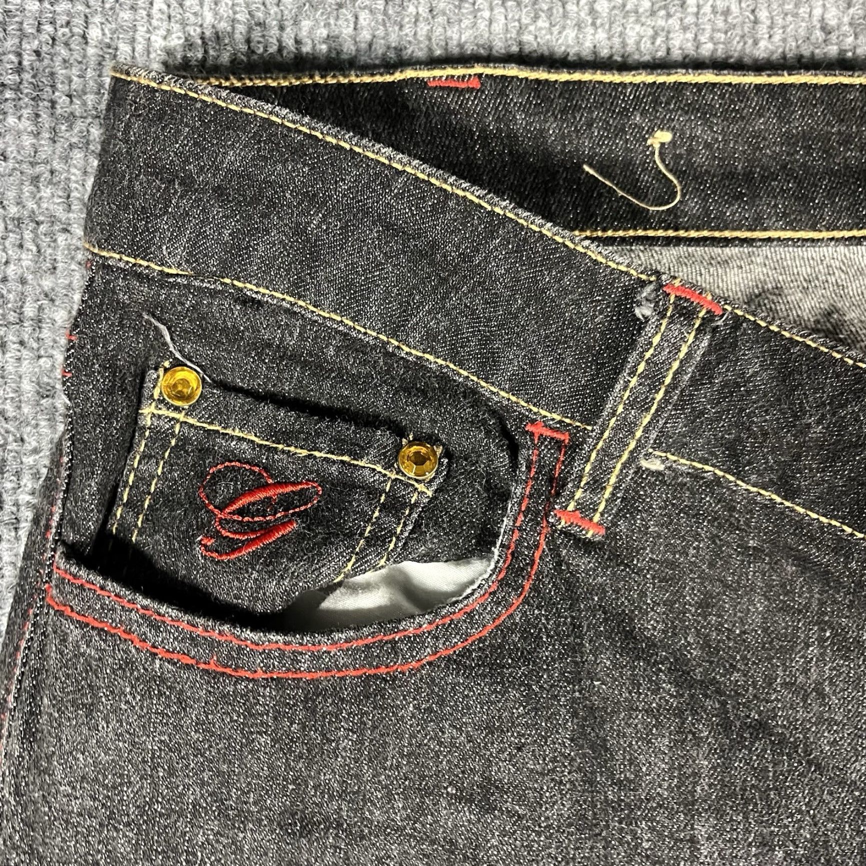 Vintage Vintage 50 Cent G Unit Jeans Womens Size 15 Patches Denim Y2K 36x32 Baggy Actual Size 36" / US 14 / IT 50 - 4 Thumbnail