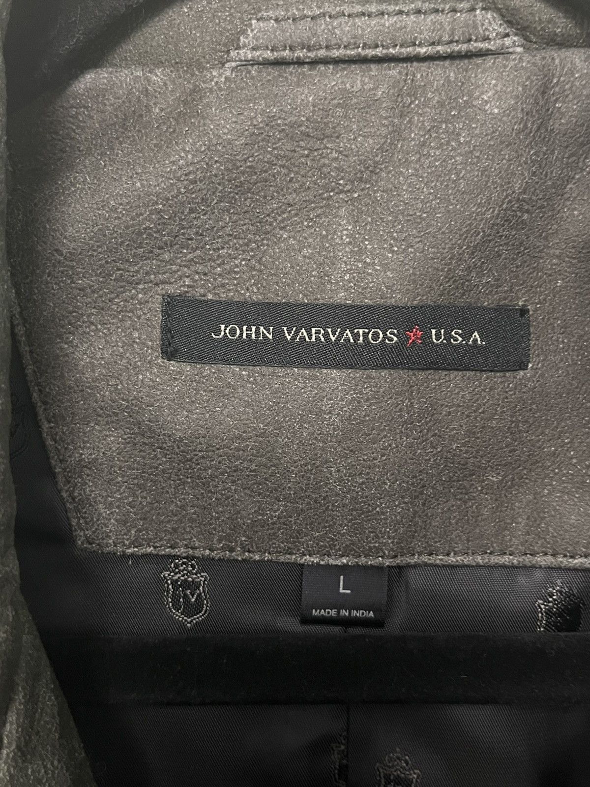 John Varvatos Goatskin Leather Trench Large Size US L / EU 52-54 / 3 - 6 Thumbnail