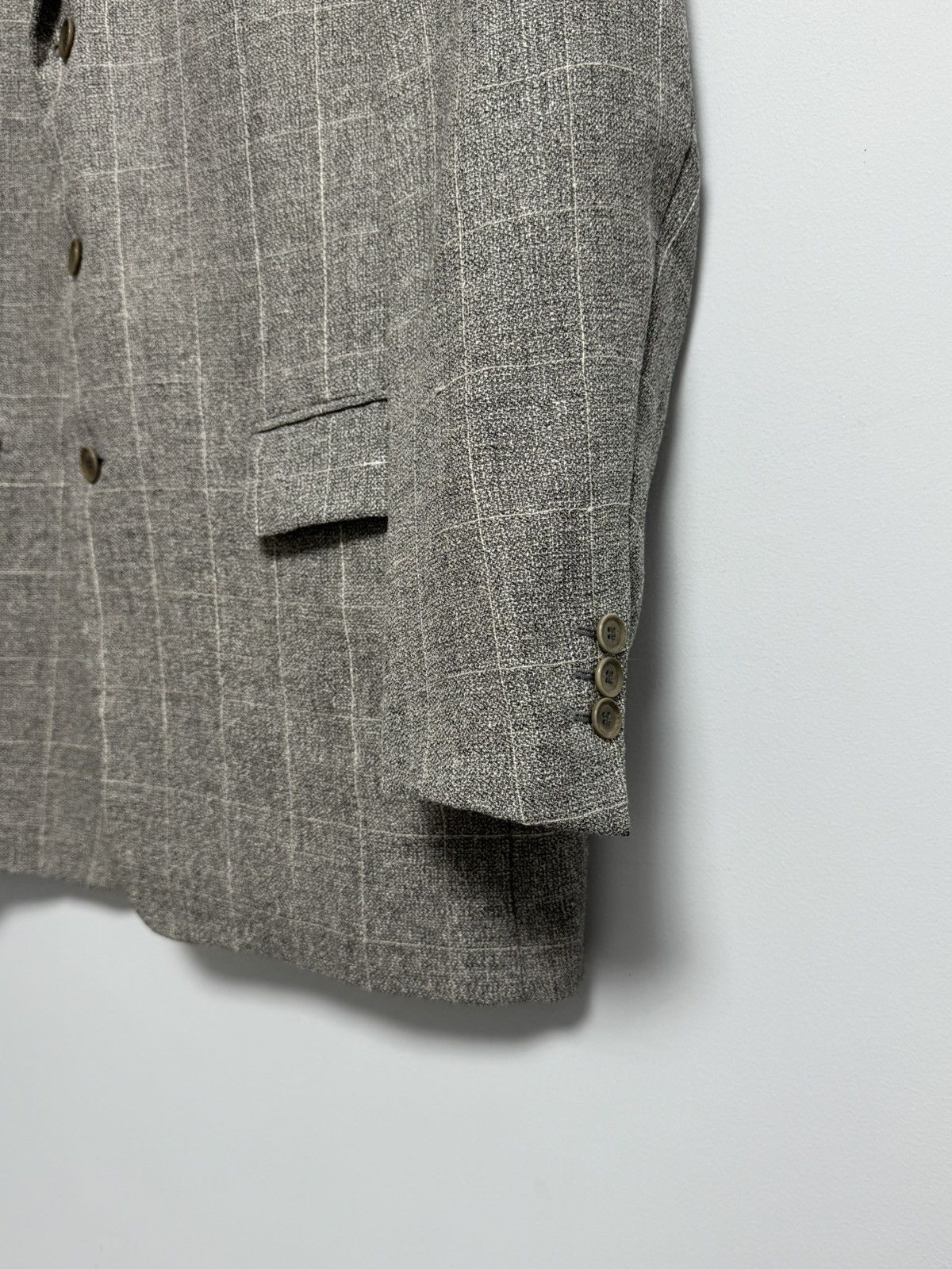 Pal Zileri Pal Zileri Gruppo Forall Blazer Men’s Gray Luxury Size 54L - 7 Thumbnail