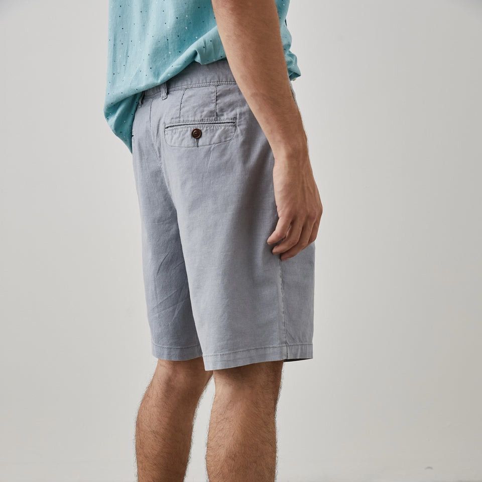 Designer × Rails Rails Men’s Boden Shorts in Gravel Grey Linen Blend Size US 36 / EU 52 - 1 Thumbnail