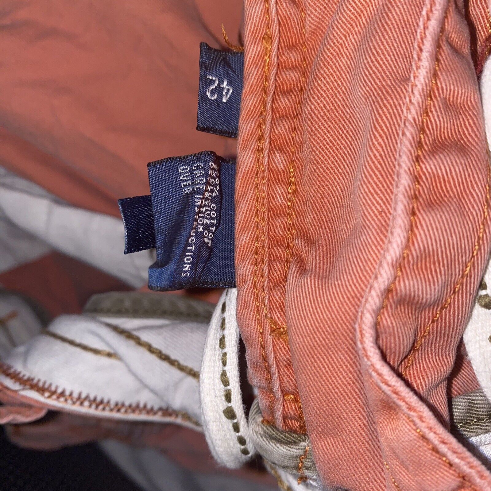 Polo Ralph Lauren Polo Ralph Lauren Drawstring Shorts Size 42 Red Safari Vtg Size US 42 / EU 58 - 11 Thumbnail