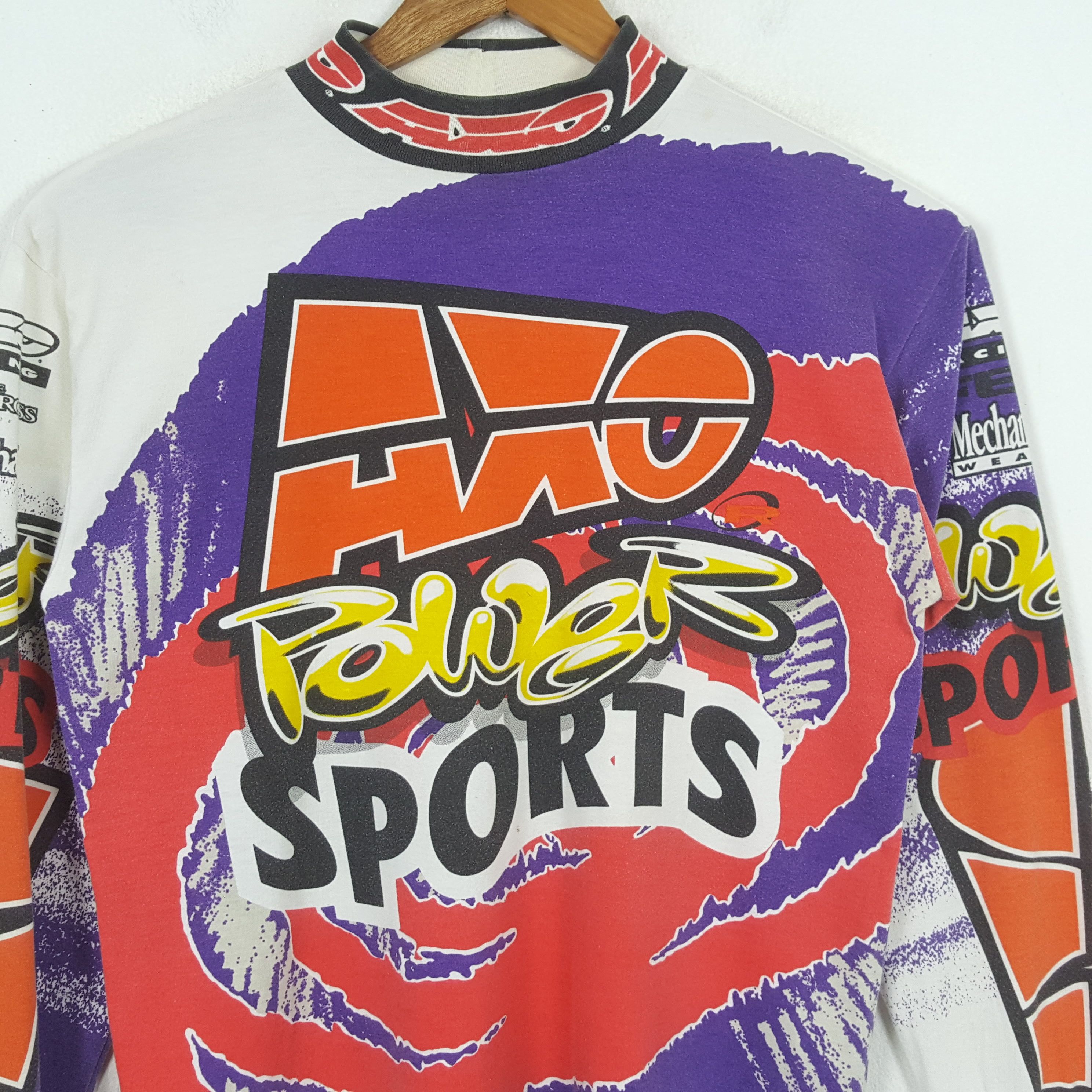 Vintage Vintage AXO Power Sports Motorsport Racing T-Shirt C276N78 Size US L / EU 52-54 / 3 - 2 Thumbnail
