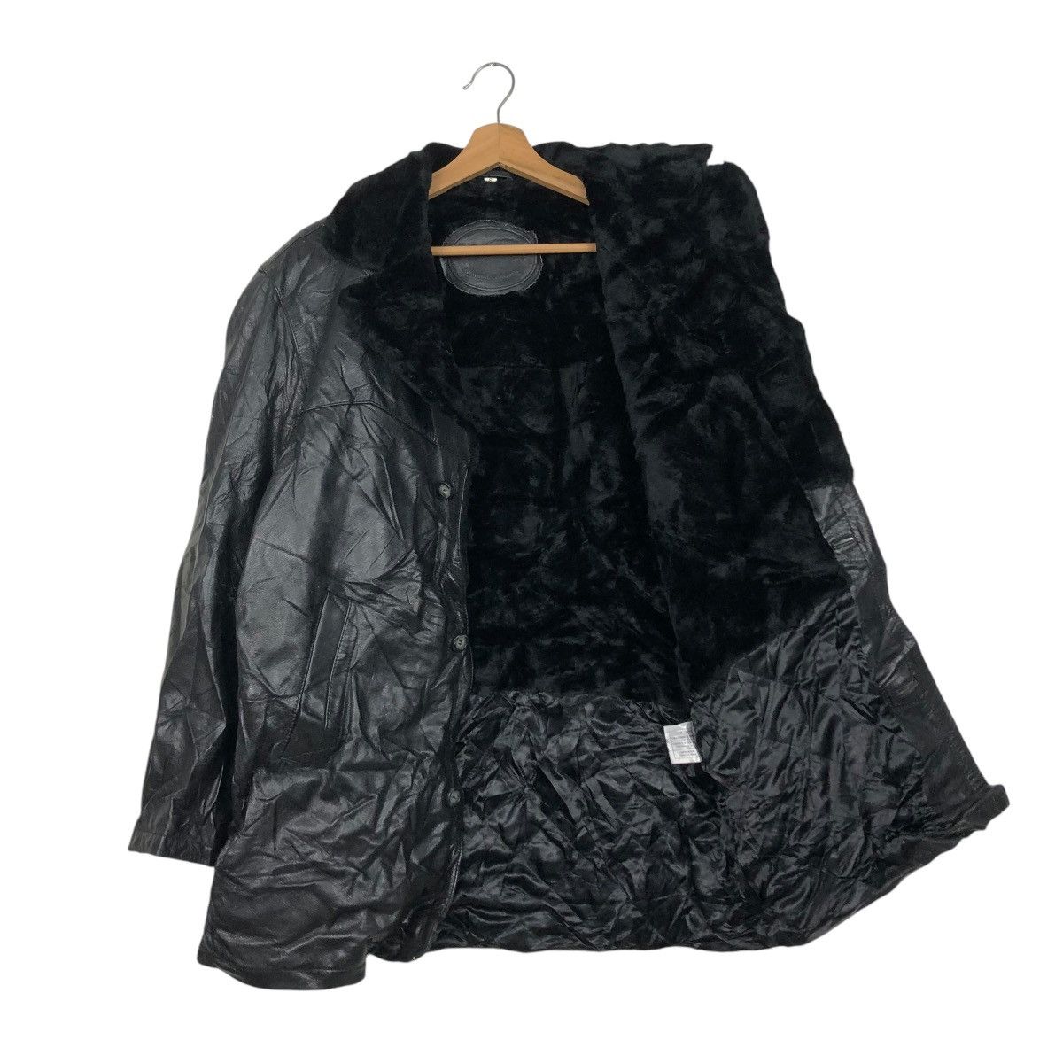 Japanese Brand VINTAGE GENUINE LEATHER JACKET BIKE BRUMAS MINK FUR BLANKET Size US S / EU 44-46 / 1 - 13 Thumbnail