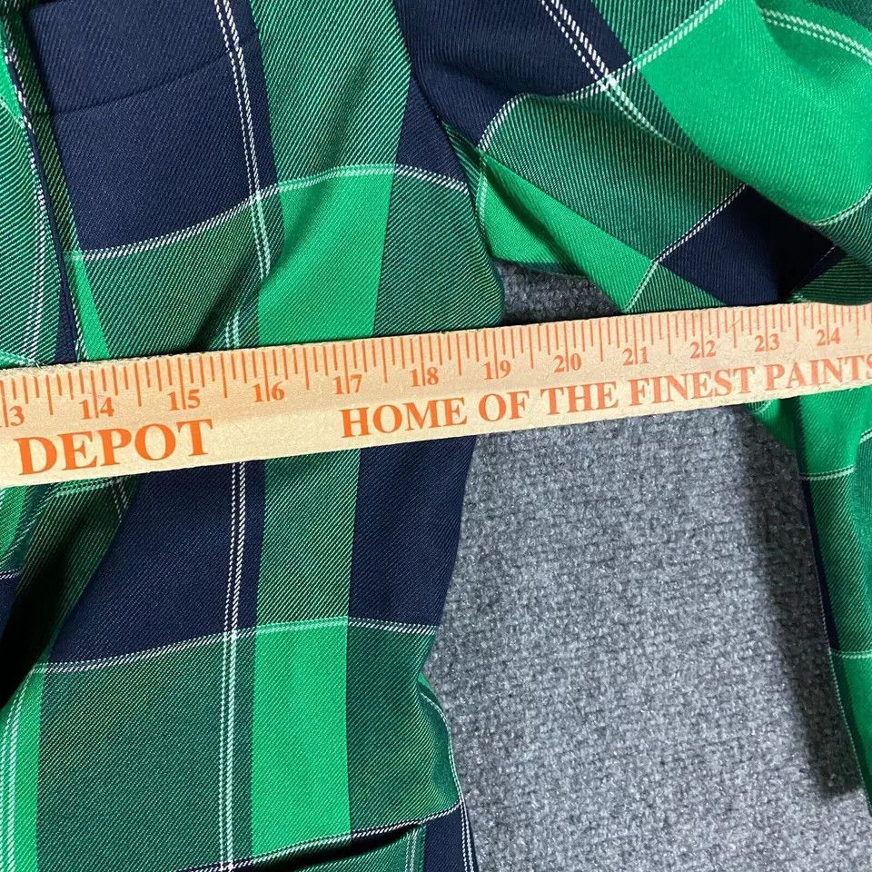 Other Le Suit Blazer Women's 10P Petite Green Blue Viscose Adults Size L / US 10 / IT 46 - 4 Thumbnail