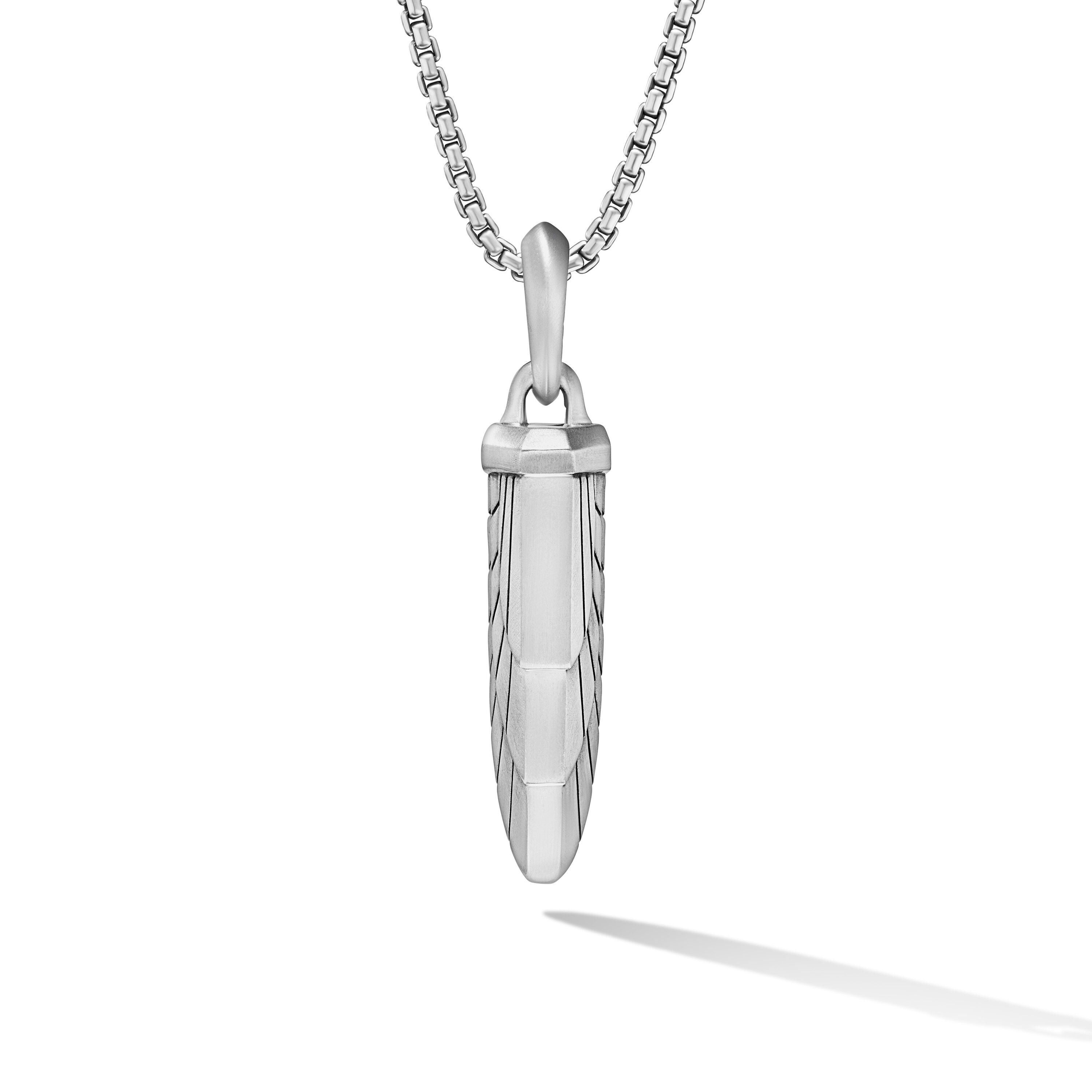 David Yurman o1w1db10526 D25745M /Size 10/Empire Amulet in Silver Size ONE SIZE - 1 Thumbnail