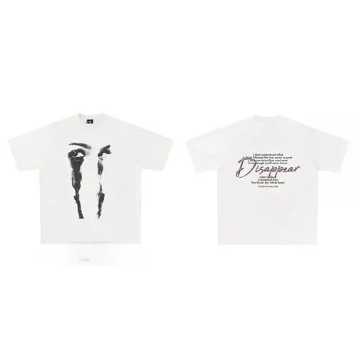 VIBE Streetwear Harajuku Cry Printed T-Shirt y2k Size US L / EU 52-54 / 3 - 4 Thumbnail