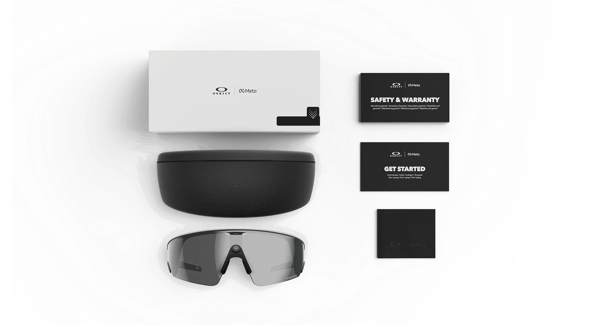 Oakley Oakley Meta Vanguard White Prizm™ Black Size ONE SIZE - 4 Thumbnail