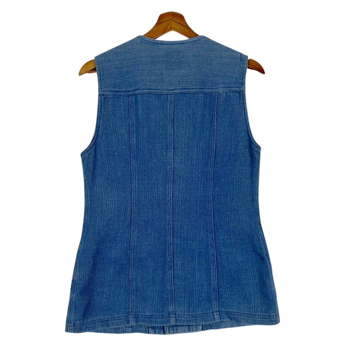 Enrico Coveri Vintage Enrico Coveri Jeans Sleeveless Jacket Size US M / EU 48-50 / 2 - 8 Thumbnail