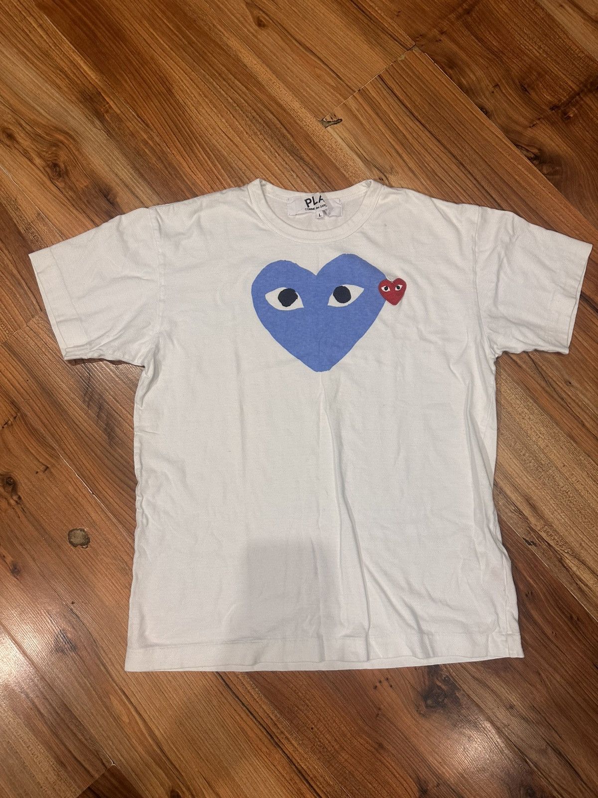 Other COMME DES GARCONS CDG PLAY BIG PINK HEART TEE WHITE Size L Size US L / EU 52-54 / 3 - 1 Thumbnail