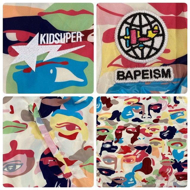 Bape BAPE × KIDSUPER Lightweight Hoodie Jacket a bathing ape Size US L / EU 52-54 / 3 - 7 Thumbnail