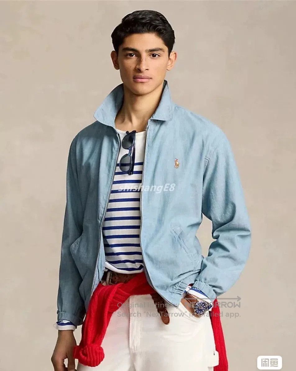 Polo Ralph Lauren Ralph Lauren Blue Dye Linen A2 Jacket. Size US M / EU 48-50 / 2 - 1 Thumbnail