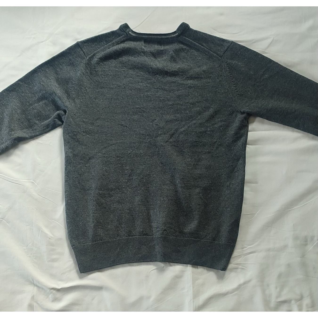 Fred Perry Fred Perry V-Neck Sweater, Dark Grey, Size M Size US M / EU 48-50 / 2 - 5 Thumbnail