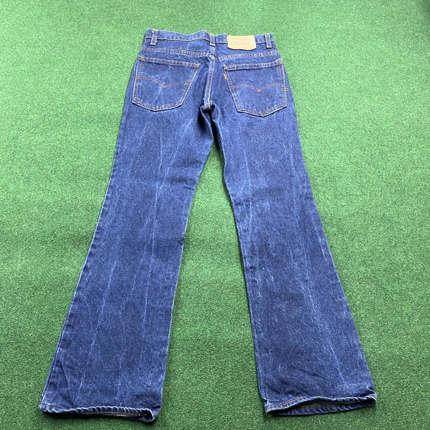Levi's VINTAGE Levi's 517 Jeans Mens 29 Blue 70s Denim Flare FITS 28x29 USA MADE Size US 29 - 4 Thumbnail