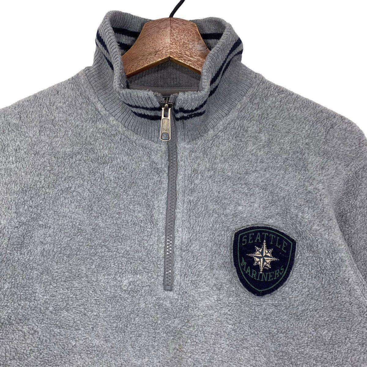MLB × Uniqlo × Vintage Vintage Uniqlo X MLB Seattle Mariners Halfzip Fleece Size US M / EU 48-50 / 2 - 2 Thumbnail