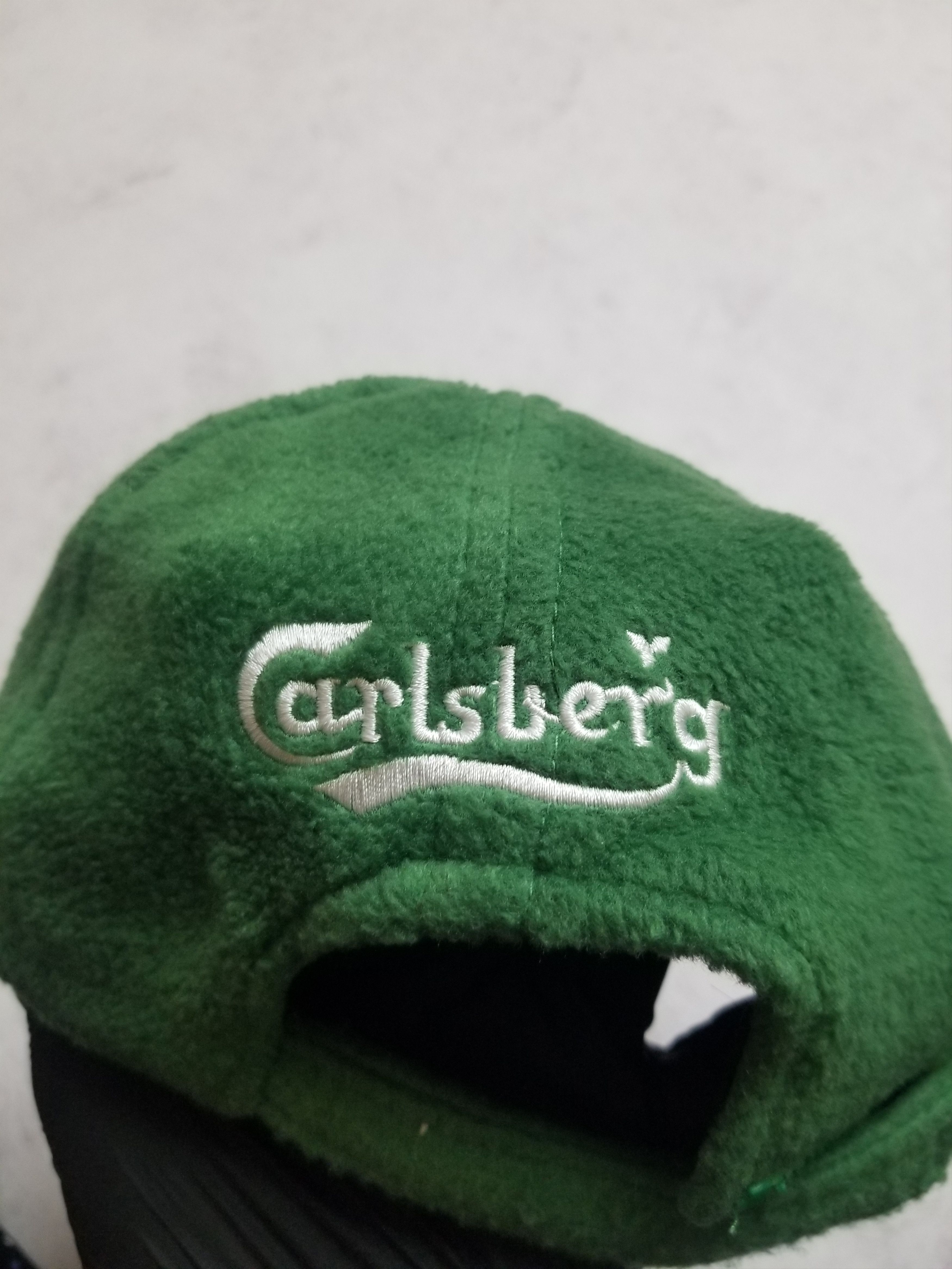 Other Vintage Carlsberg Fleece Cap Size ONE SIZE - 5 Thumbnail