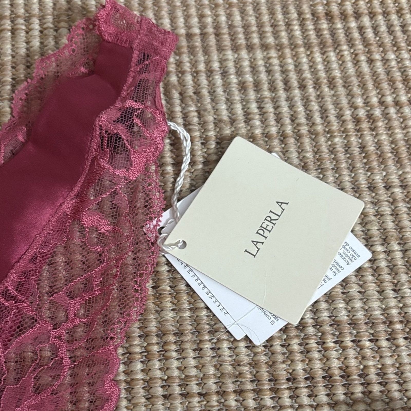 La Perla NWT La Perla Rose Lace Trim Panties Women's Size M Size ONE SIZE - 2 Thumbnail