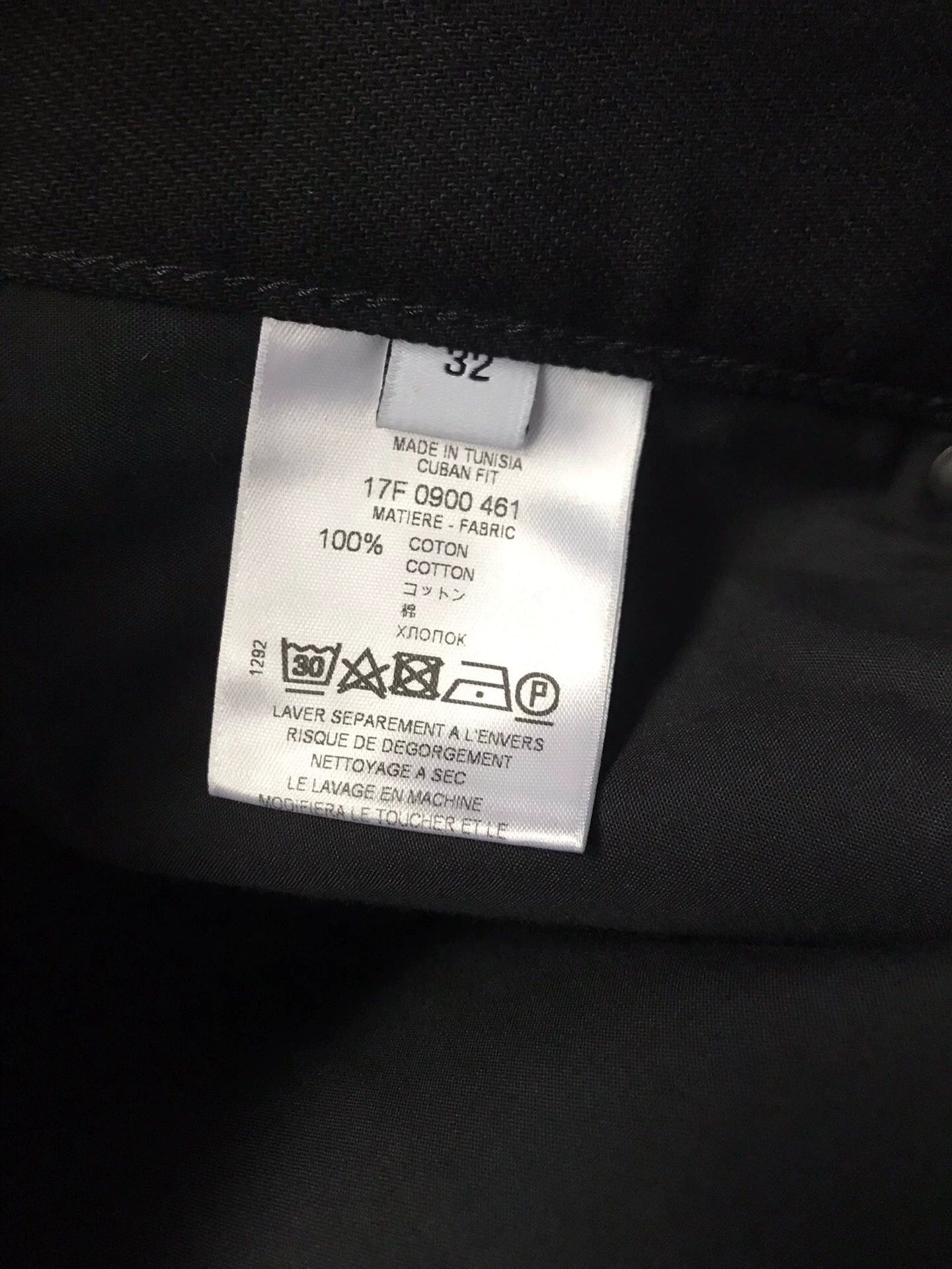 Givenchy Givenchy Black Straight Leg Jeans 32 Star Embroidery Back Size US 32 / EU 48 - 4 Thumbnail