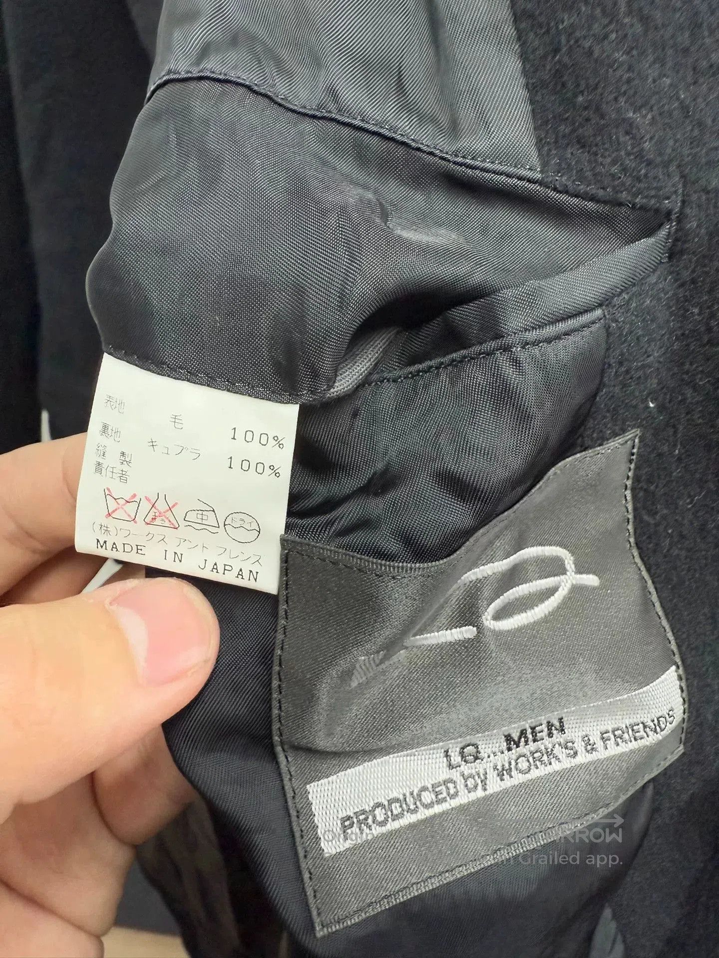 Yohji Yamamoto yohji yamamoto men's LQMEN jacket with stripes. Size US L / EU 52-54 / 3 - 6 Thumbnail