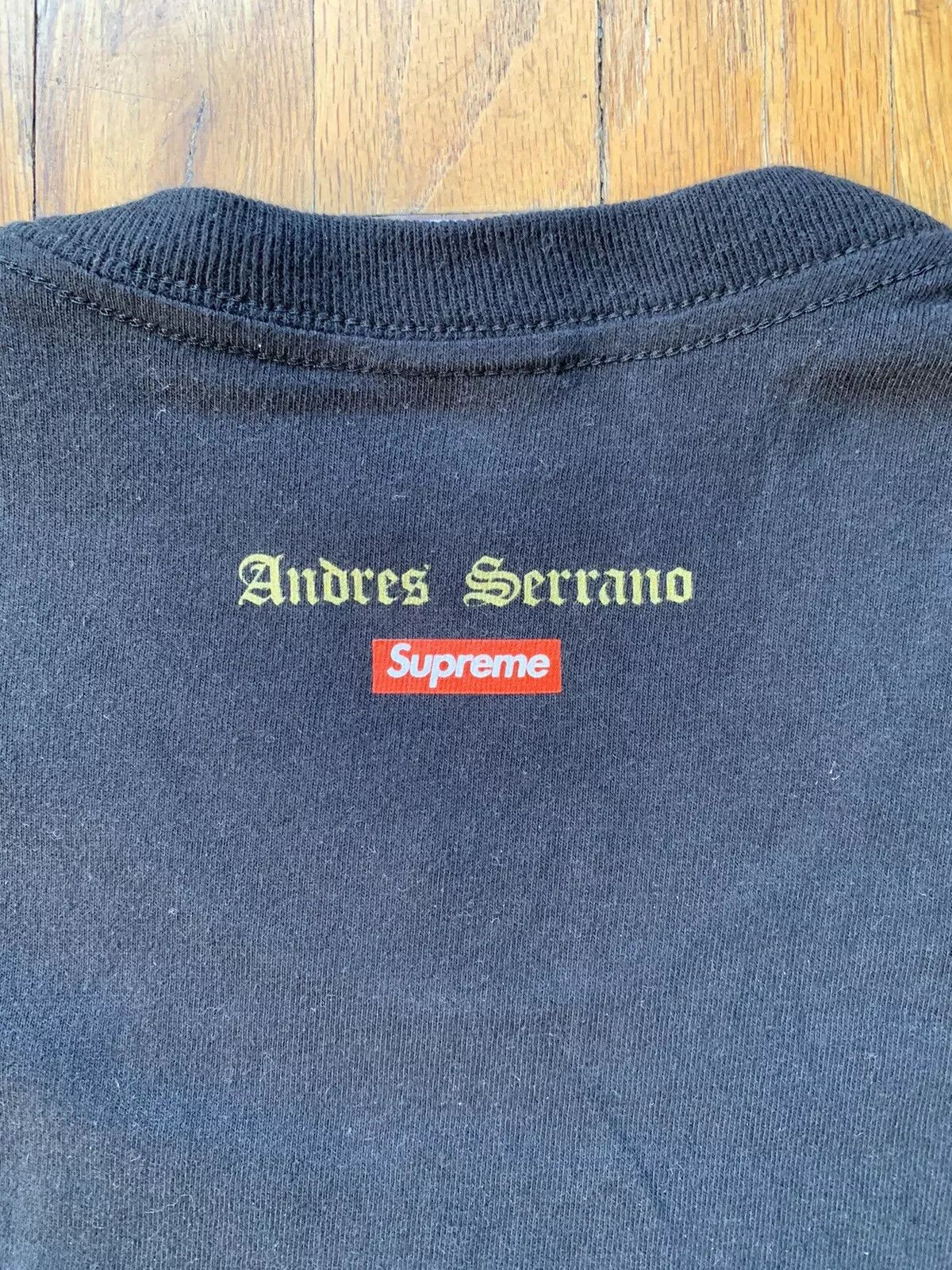 Supreme Supreme Madonna & Child Tee Andres Serrano Black