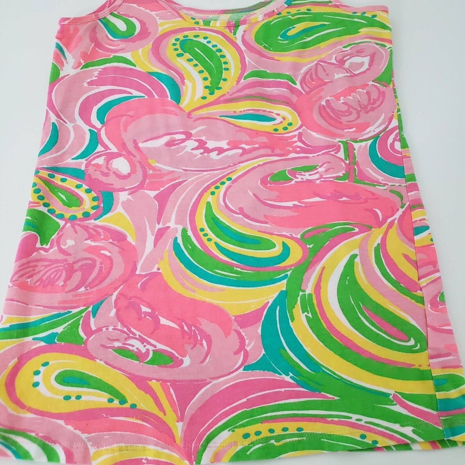 Lilly Pulitzer Lilly Pulitzer Flamingo Tabbie Tank Womens Size Small Cotton Size S / US 4 / IT 40 - 2 Thumbnail