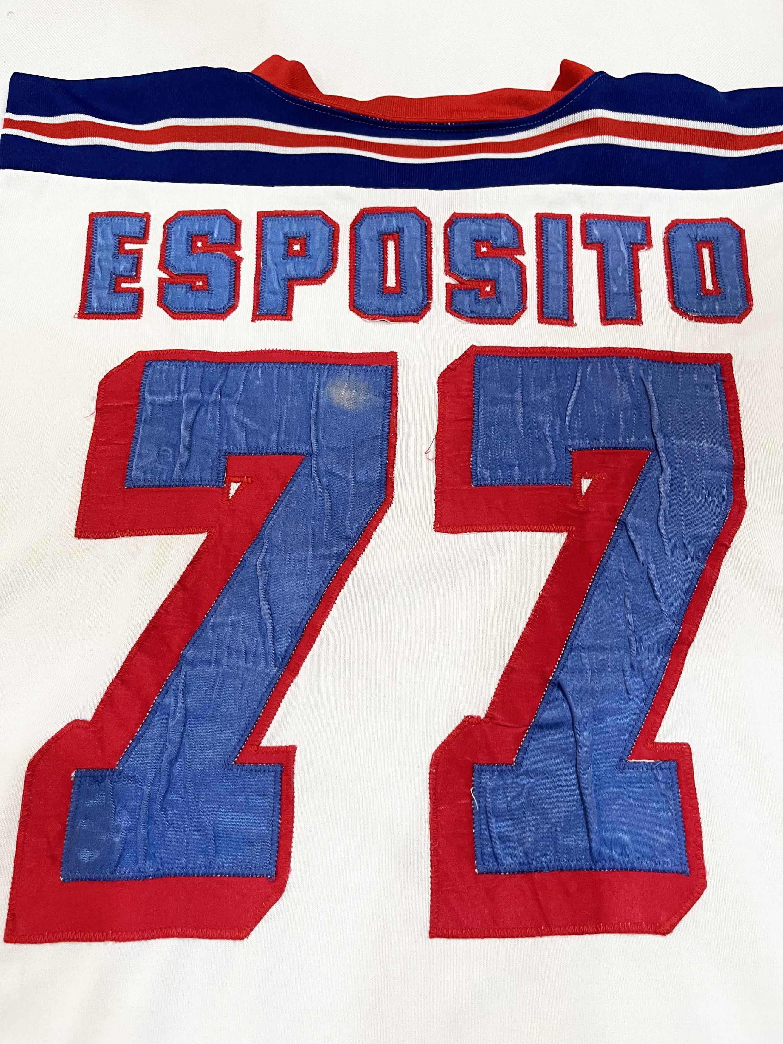 NHL Vintage New York Rangers ESPOSITO #77 NHL Hockey Jersey Size US L / EU 52-54 / 3 - 6 Thumbnail