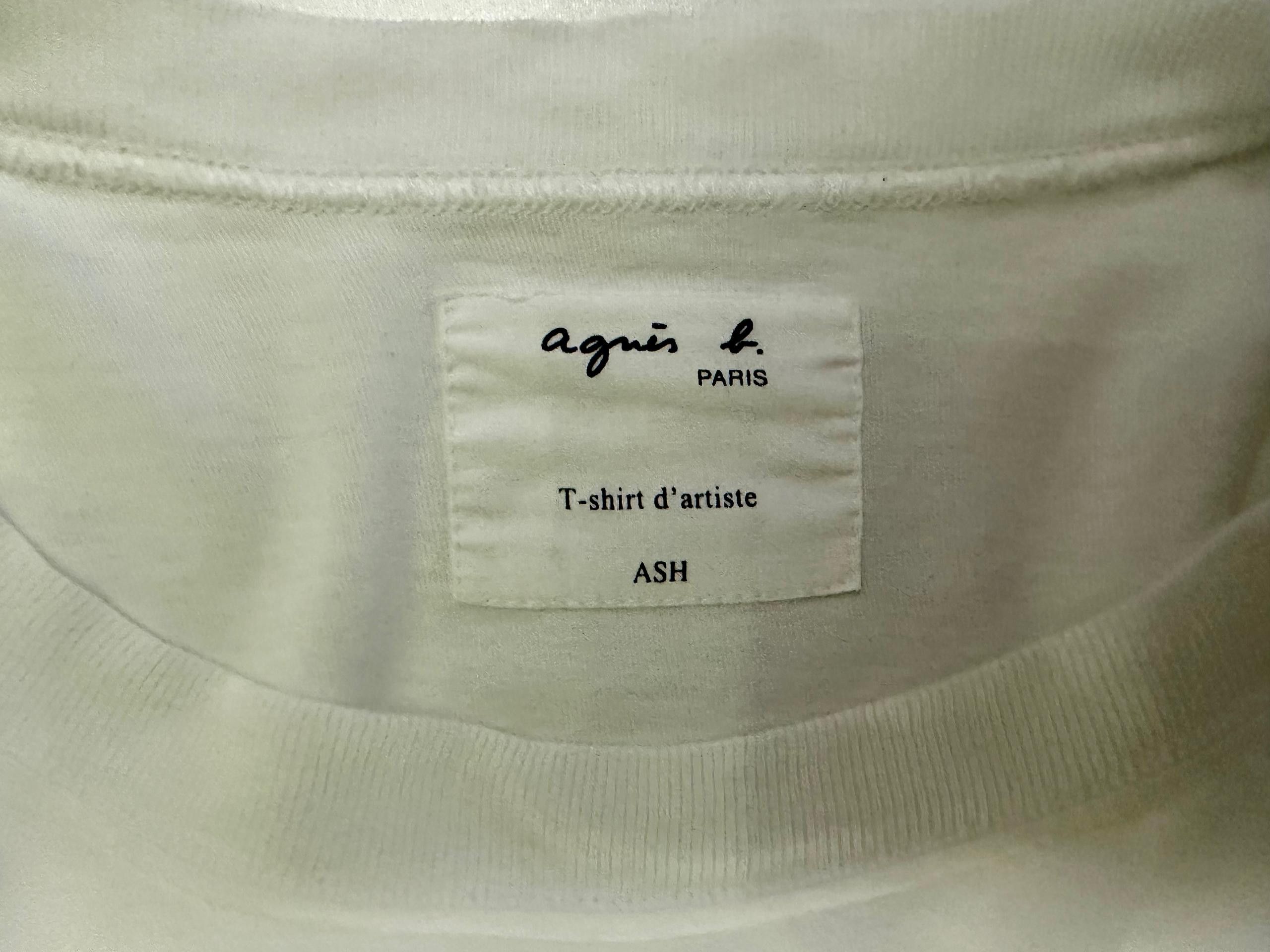 Designer × agnes b. Agnes B. | T-Shirt d'artiste ASH T-Shirt Size US M / EU 48-50 / 2 - 3 Thumbnail