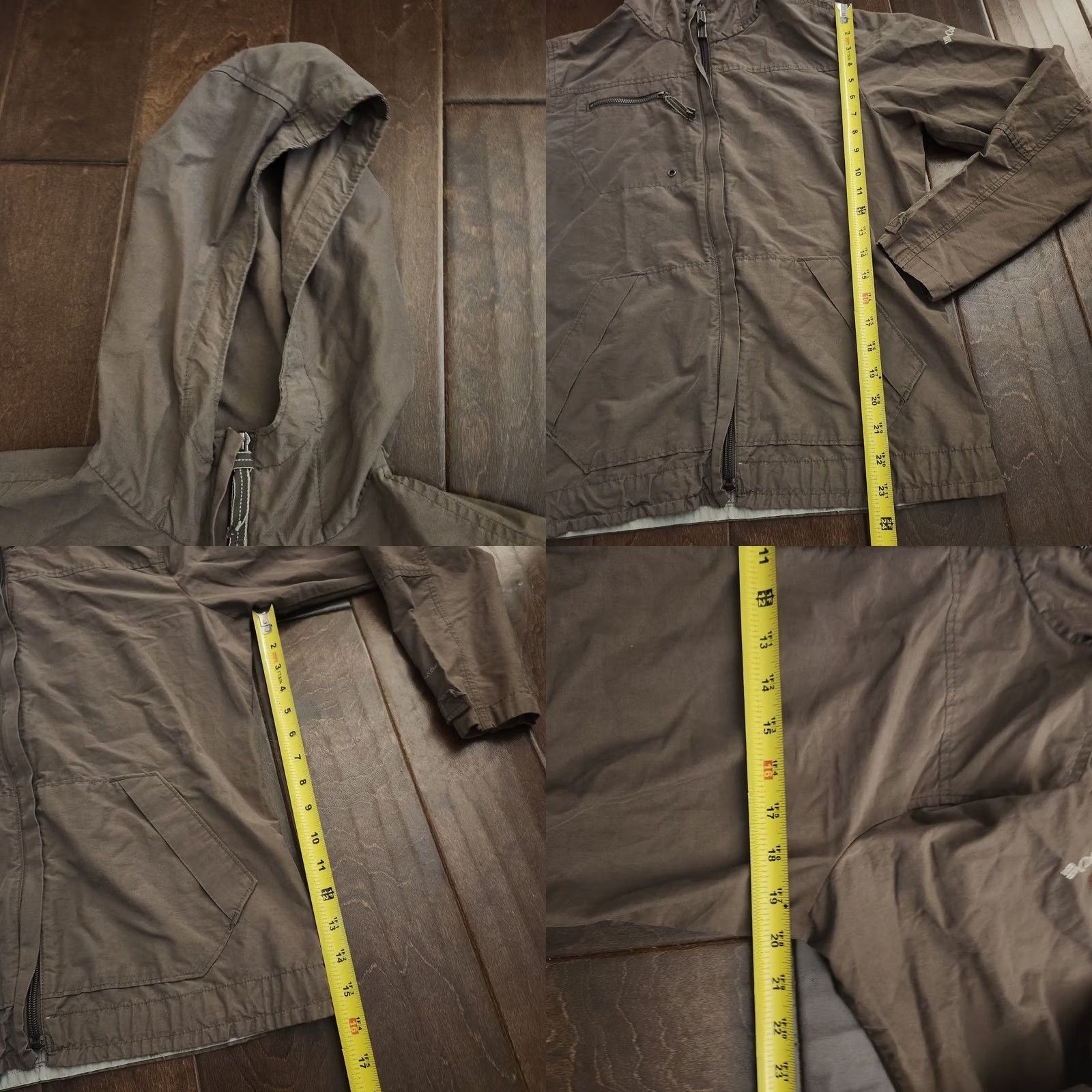 Vintage Columbia Women’s Hooded Jacket Brown Full Zip Windbreaker M Size M / US 6-8 / IT 42-44 - 8 Thumbnail