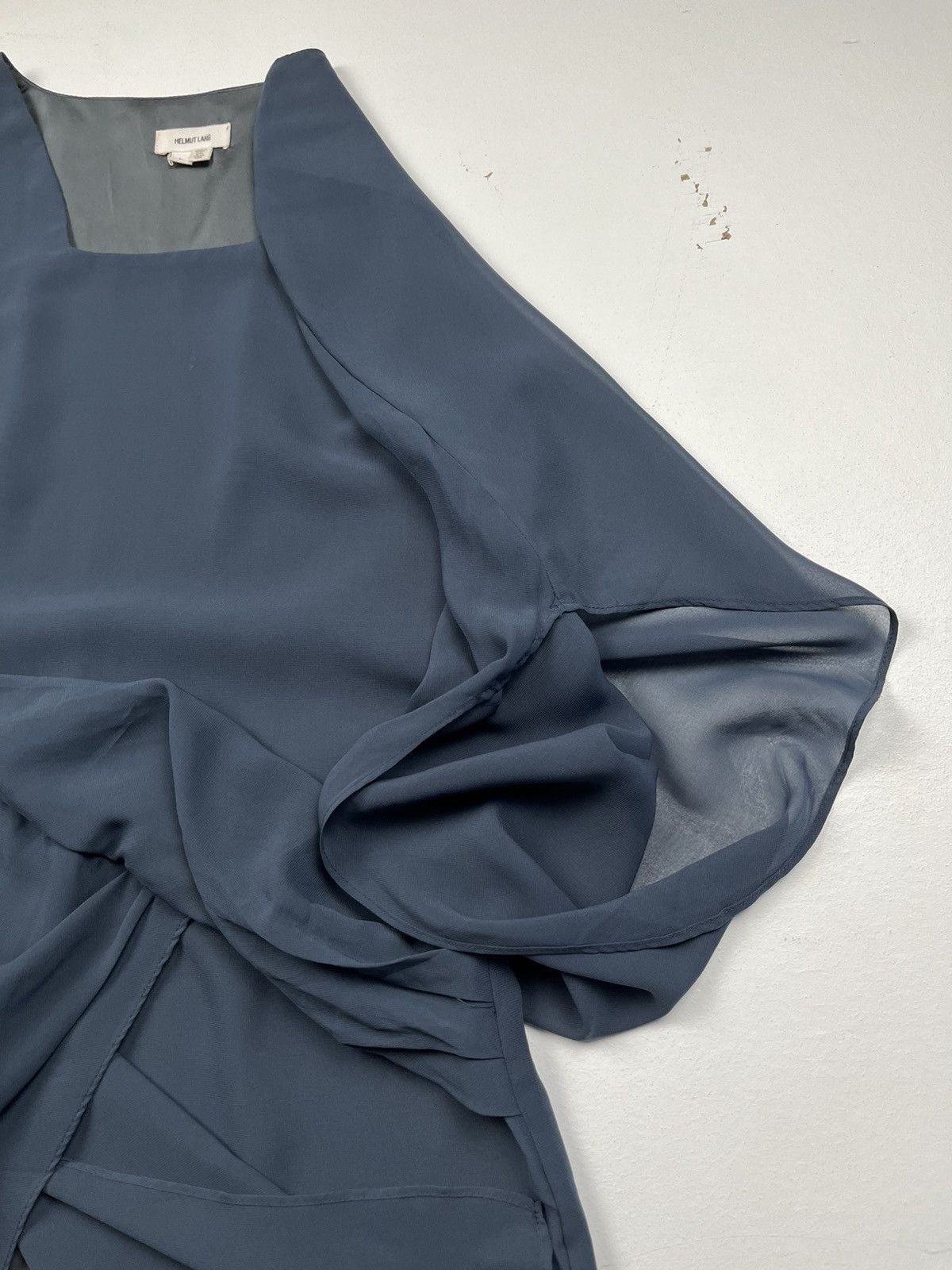 Helmut Lang Helmut Lang Asymmetric Drape Layer Dress Size L / US 10 / IT 46 - 6 Thumbnail