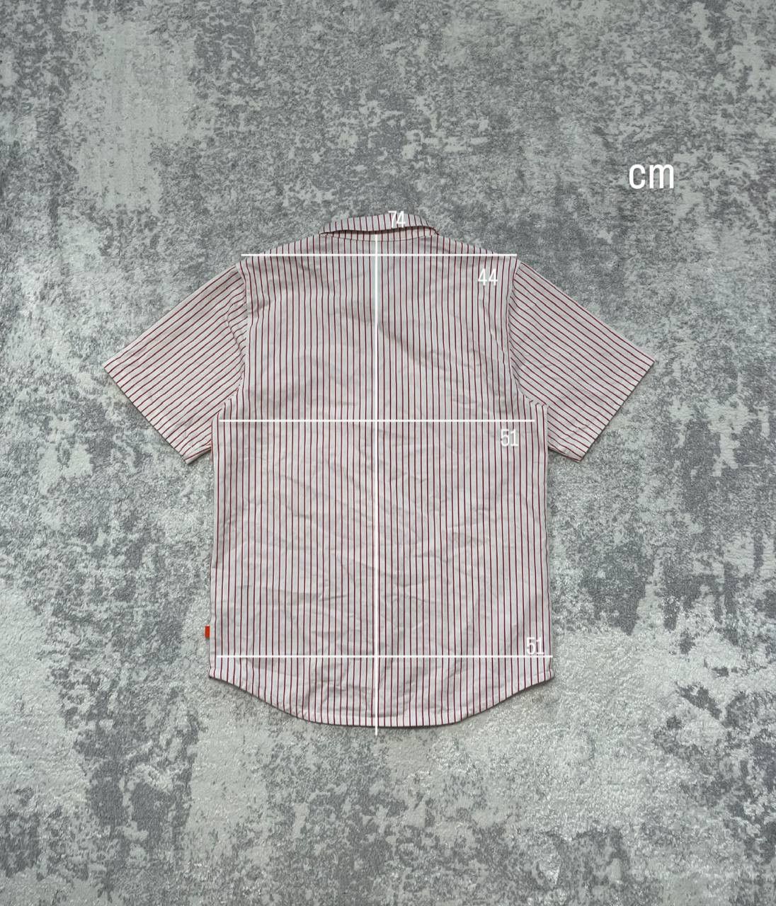 Nike SB Nike SB Dri-Fit Striped Short Sleeve Shirt Mens Skate Snap Size US S / EU 44-46 / 1 - 12 Thumbnail