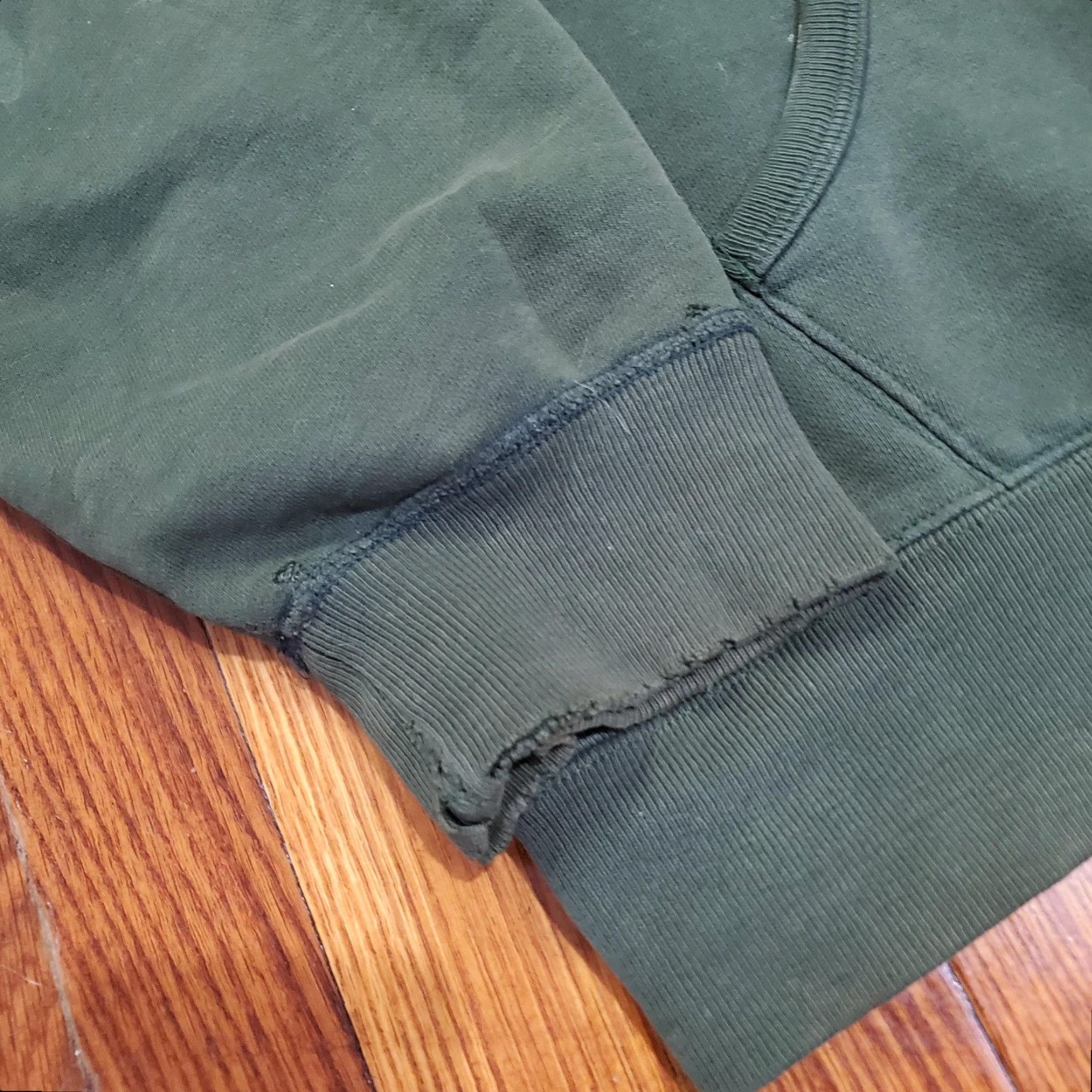 Abercrombie & Fitch VINTAGE Abercrombie & Fitch Hoodie Mens L Green Full Zip Fleece Lined 1892 Graphic Print Size US L / EU 52-54 / 3 - 3 Thumbnail