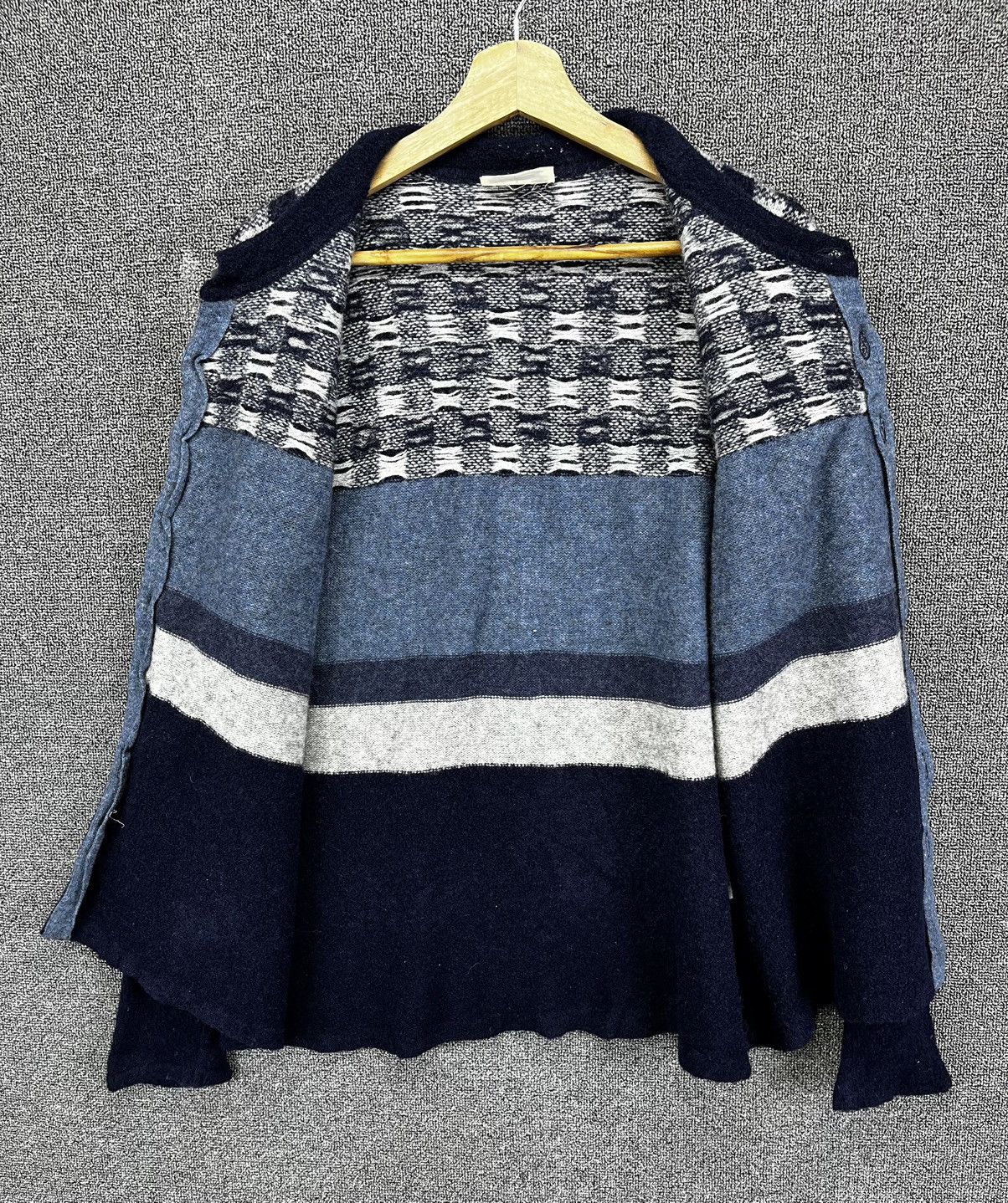 Issey Miyake Issey Miyake Hai Sporting Gear Rare Wool Cardigan Jacket Size M / US 6-8 / IT 42-44 - 7 Thumbnail
