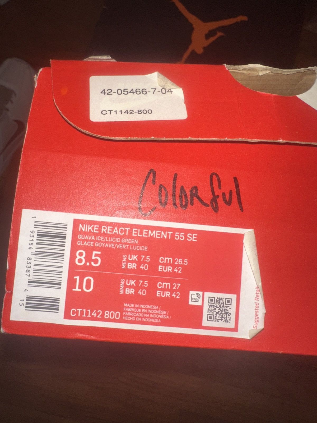 Nike CT1142 800 Size US 8.5 / EU 41-42 - 6 Thumbnail