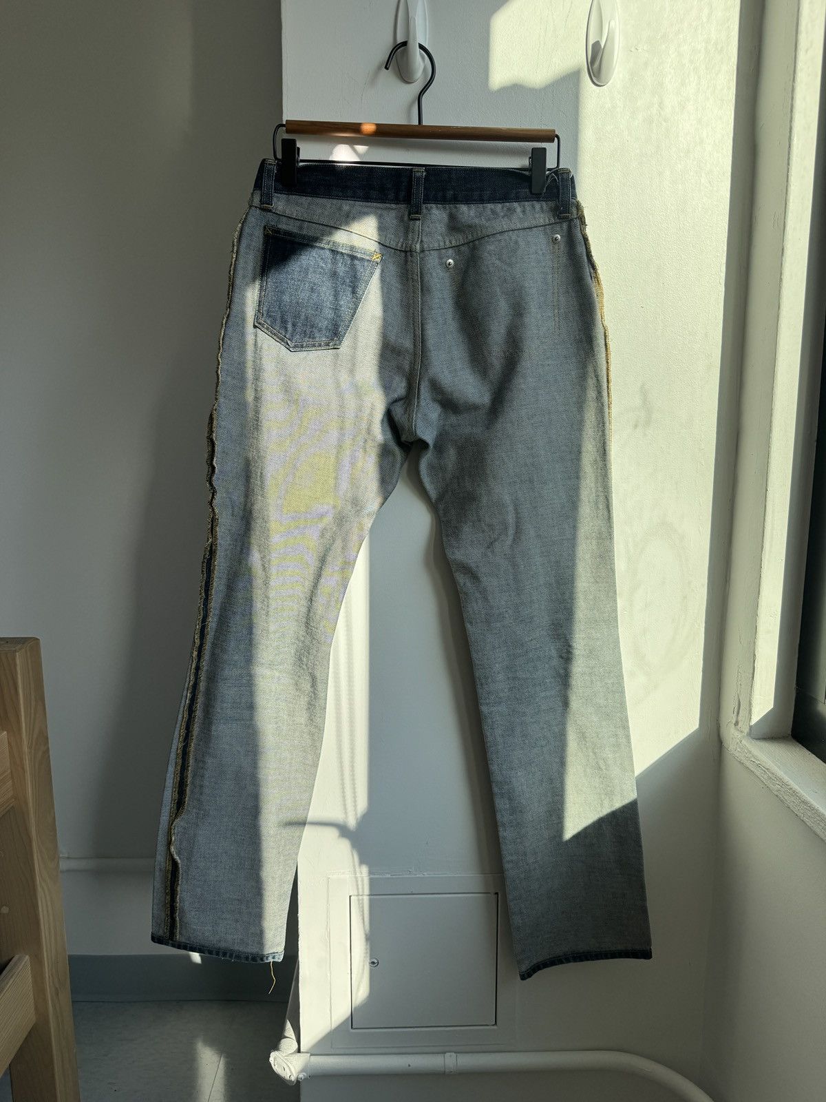 Number (N)ine Number (N)ine SS2000 Inside Out Denim Jeans Size US 28 / EU 44 - 4 Thumbnail
