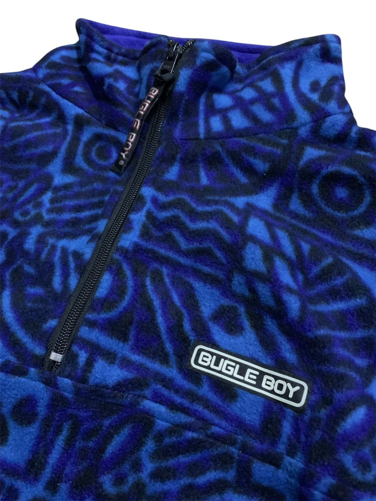 Bugle Boy Vintage 90s Bugle Boy Half Zip Sweater Fleece Size US M / EU 48-50 / 2 - 5 Thumbnail
