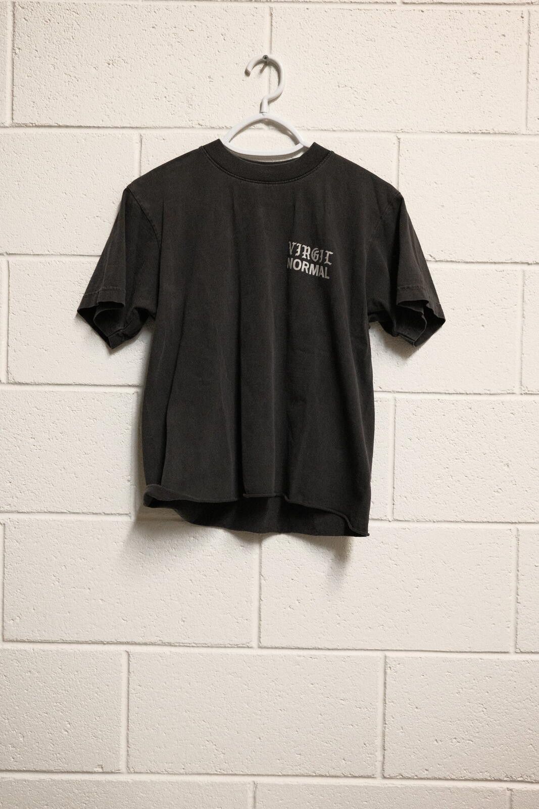 Virgil Normal Virgil Normal Black Graphic T-Shirt Size Small Cropped Size US S / EU 44-46 / 1 - 1 Thumbnail