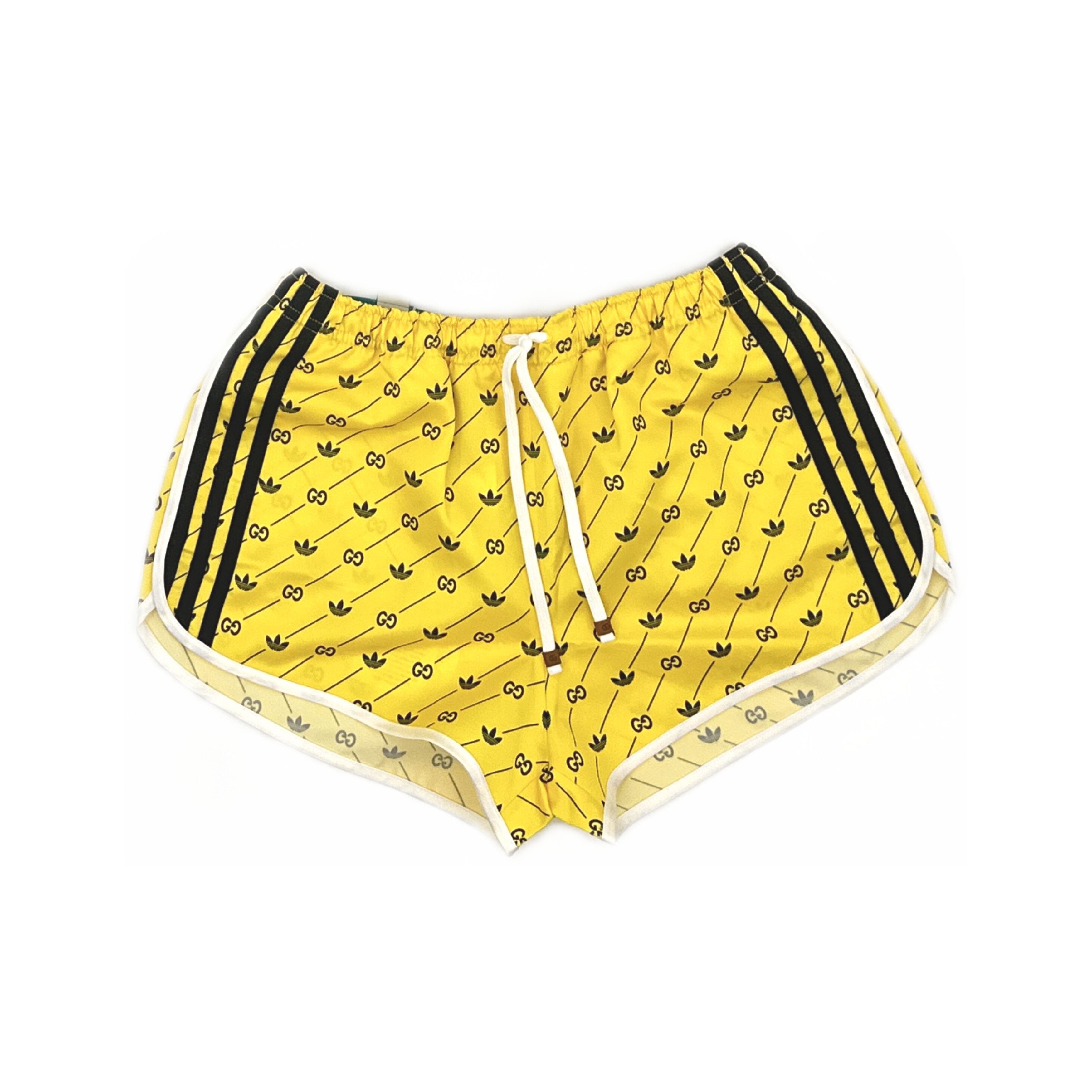 Gucci Gucci x Adidas Yellow Monogram Shorts US M Size US 32 / EU 48 - 1 Thumbnail