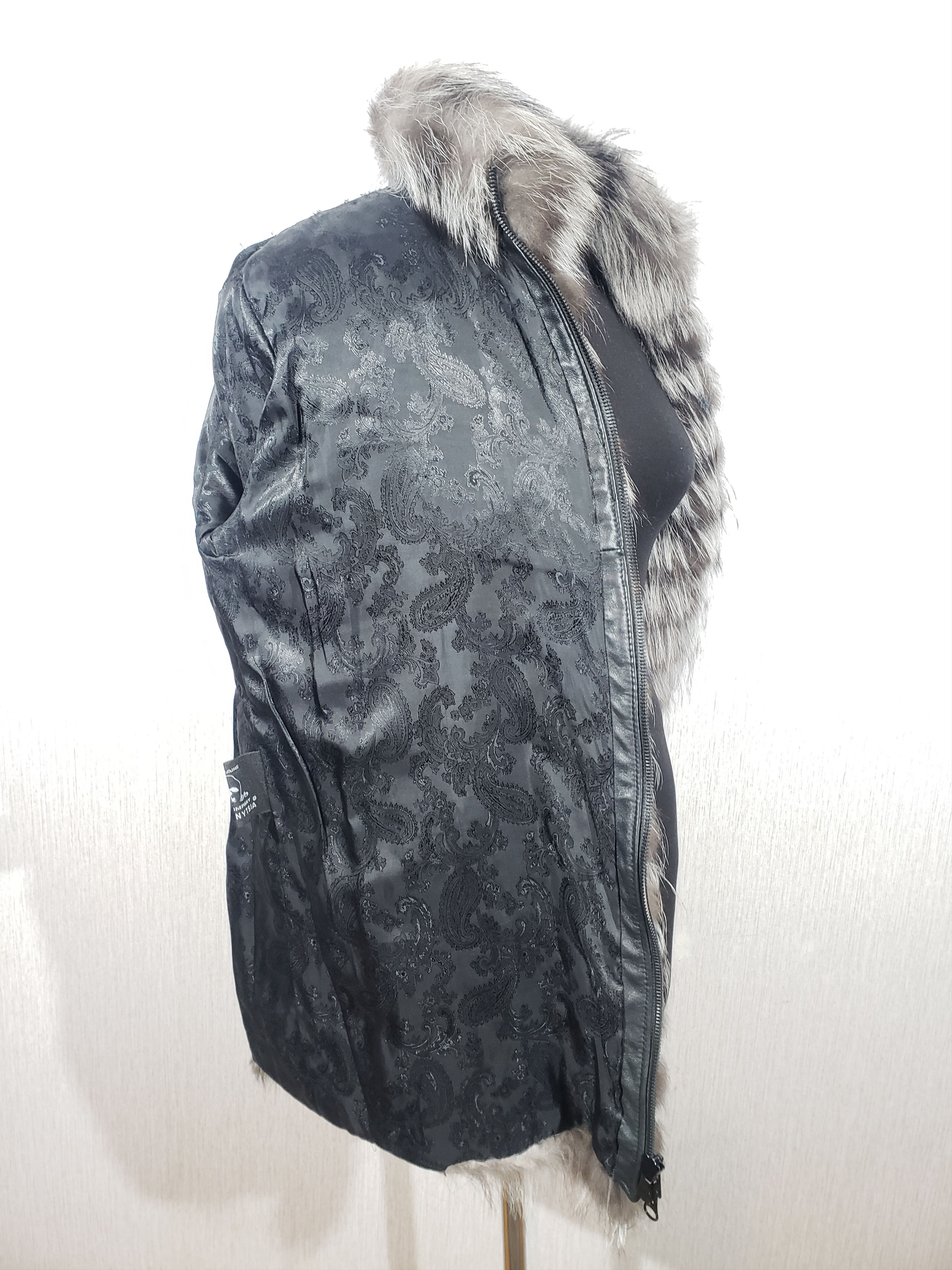 Furla Women's warm fur jacket. Size L / US 10 / IT 46 - 8 Thumbnail