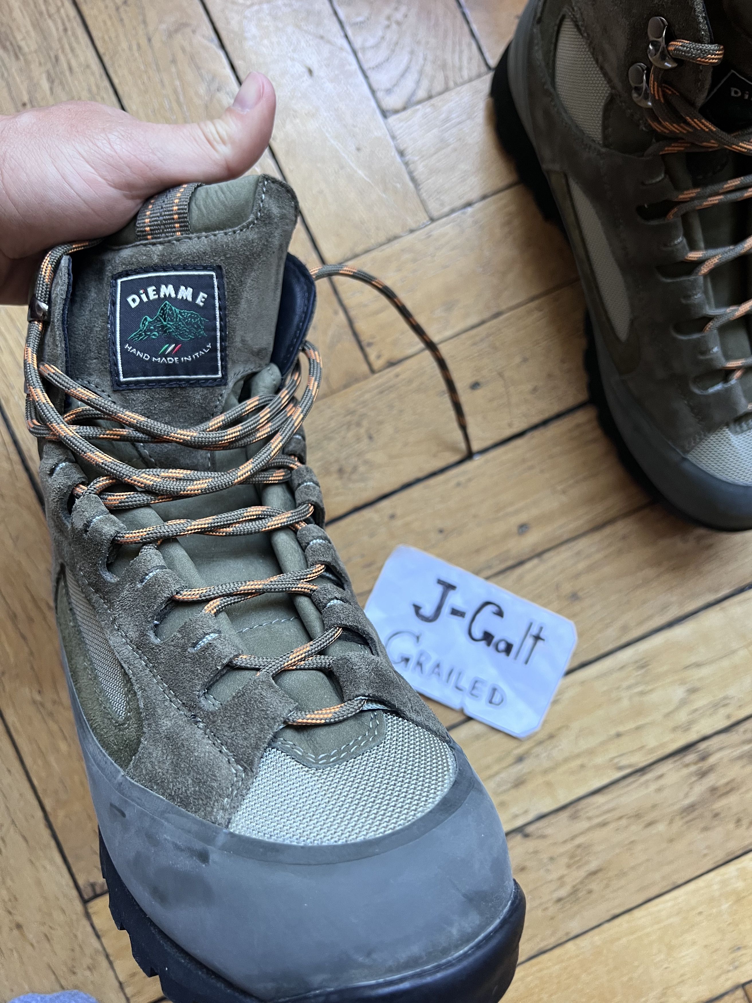 Diemme Hand made in Italy Diemme Hiking Sneaker Boot / Vibram Size US 9 / EU 42 - 1 Thumbnail