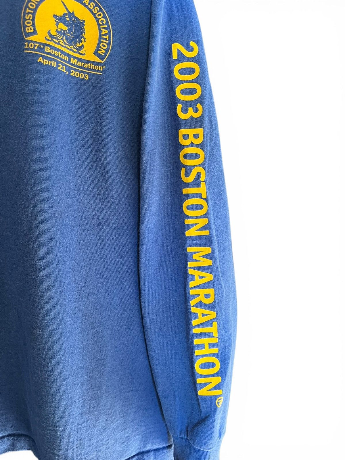 Adidas RARE 2003 Boston Marathon adidas Long Sleeve Tee USA Size US M / EU 48-50 / 2 - 3 Thumbnail