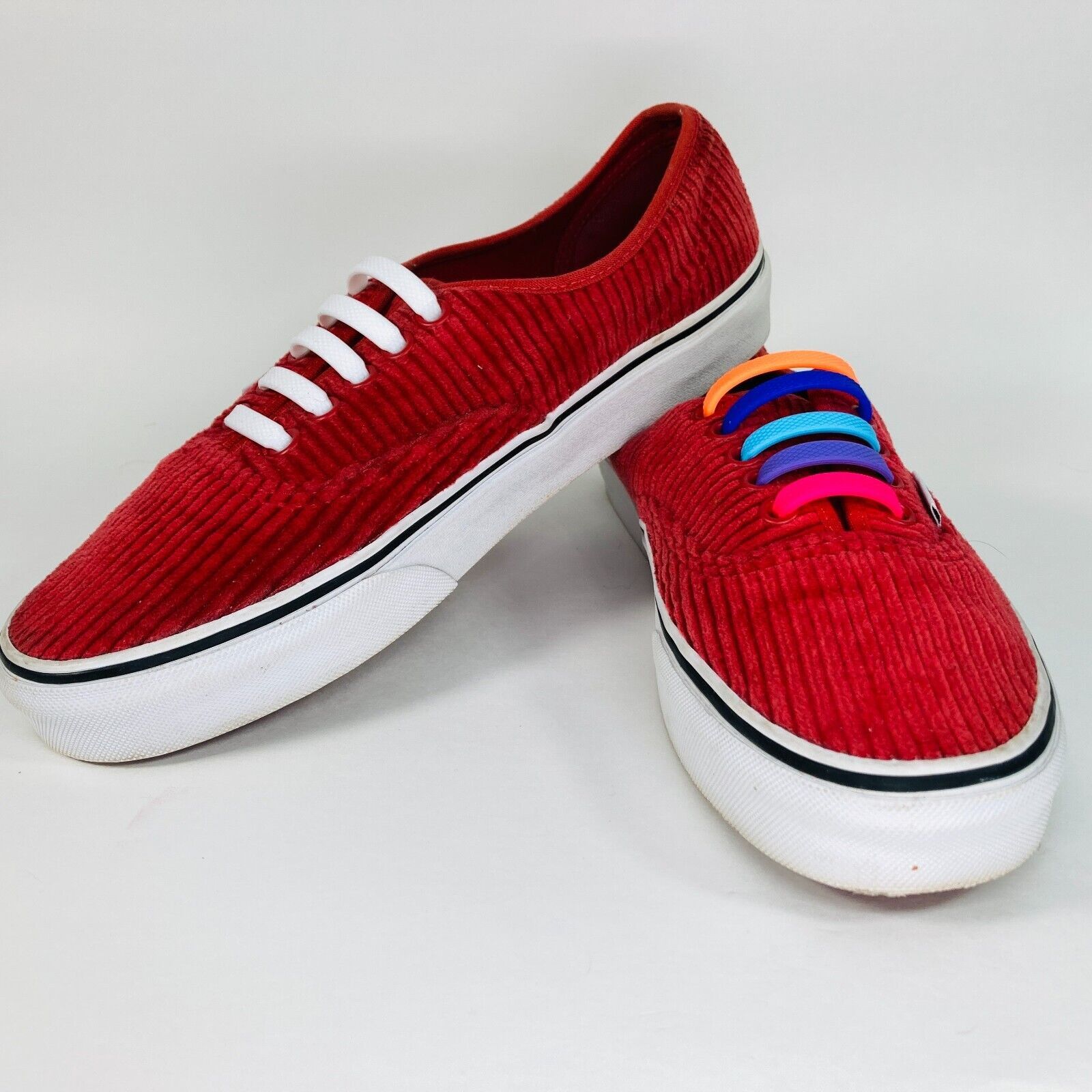 Vans Vans Authentic Corduroy Rumba Red Skate Shoes, Size 7 US Men Size US 7 / EU 40 - 1 Thumbnail