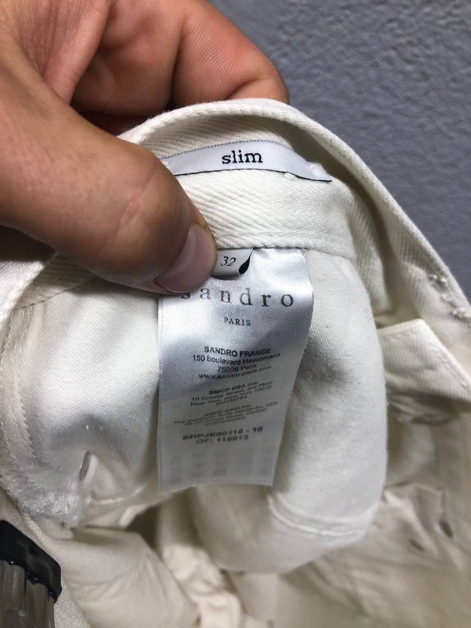 Sandro Sandro mens slim jeans W 32 L 34 Size US 32 / EU 48 - 14 Thumbnail