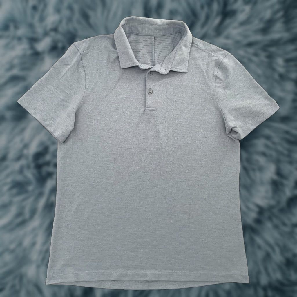 Lululemon VINTAGE Lululemon Polo Shirt Men Small Short Sleeve Activewear Blue Tech 90s Size US S / EU 44-46 / 1 - 1 Thumbnail