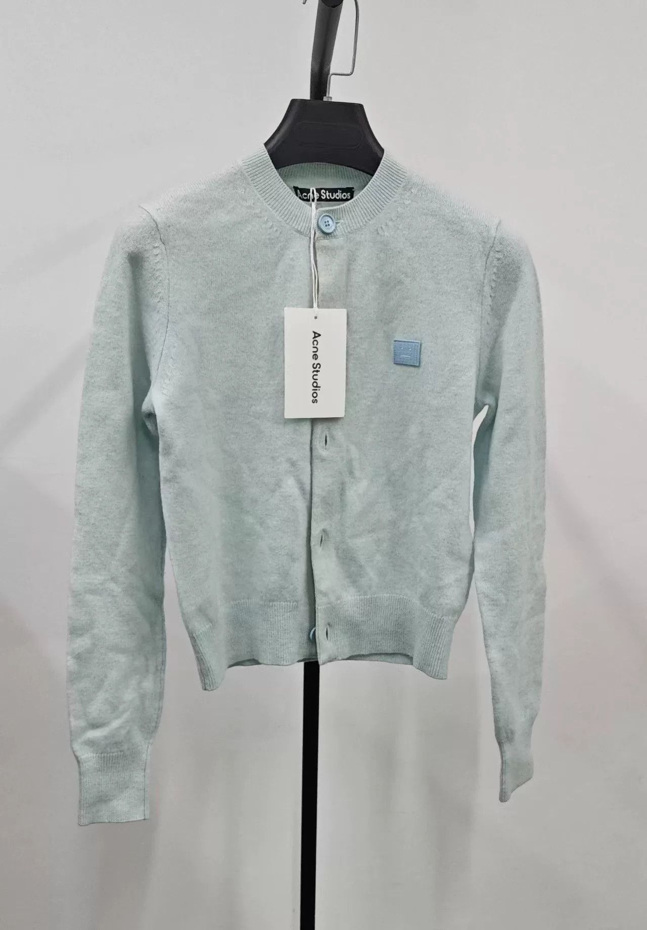 Acne Studios acne studios smiling face wool cardigan Size XS / US 0-2 / IT 36-38 - 1 Thumbnail