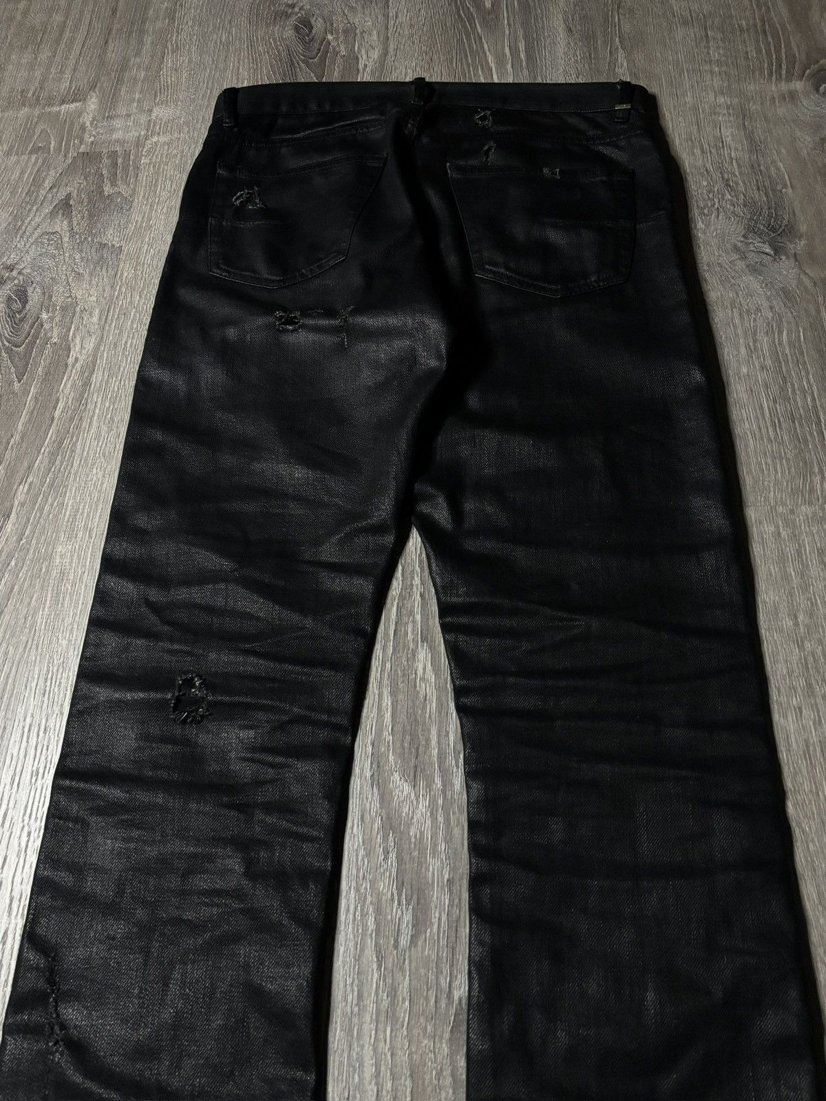 Dior dior ss04 "strip" destroyed denim Size US 28 / EU 44 - 13 Thumbnail