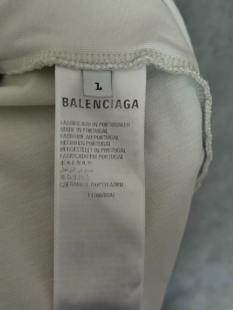 Balenciaga Balenciaga Embroidered short-sleeved T-shirt with coke log Size US S / EU 44-46 / 1 - 4 Thumbnail