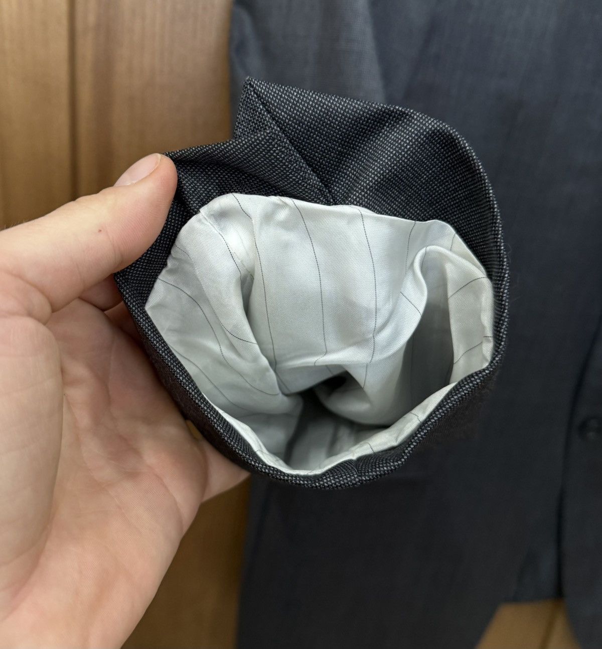 Canali Canali Gray Classic Blazer Two Button Size 48R - 3 Thumbnail